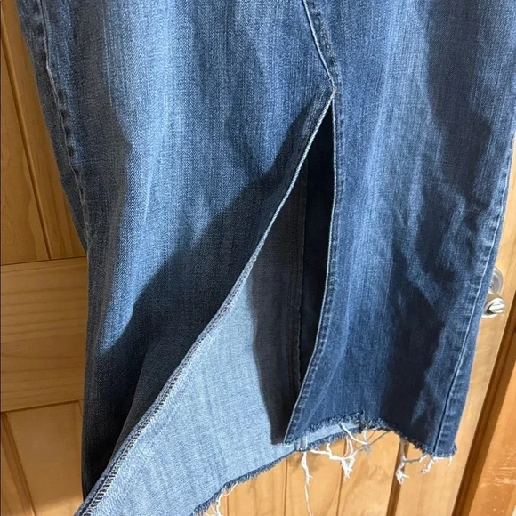 Lucky Brand Y2K Blue Denim Midi Skirt - Picture 2 of 5